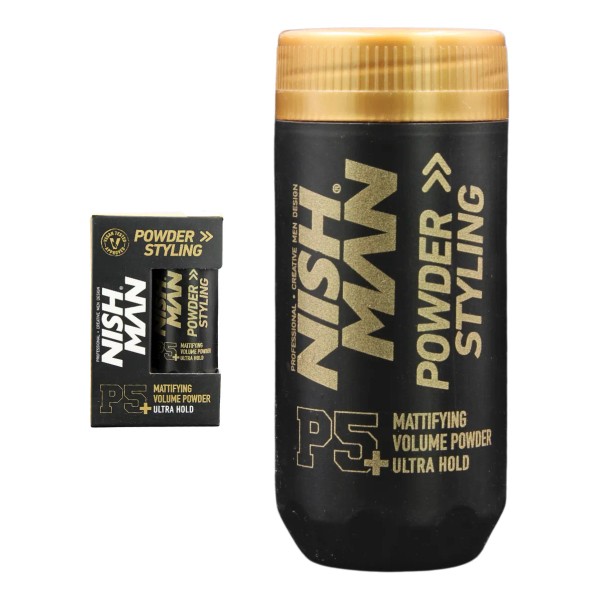 Nish Man P5 Matte Wax – Polvo para Estilo y