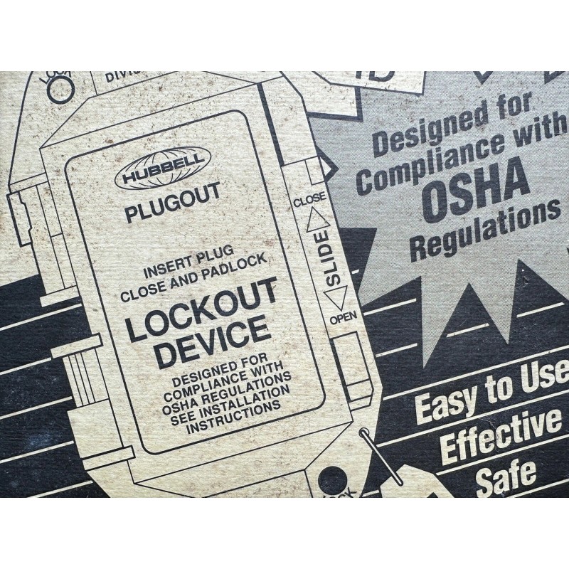 HUBBELL Plugout Lockout Device