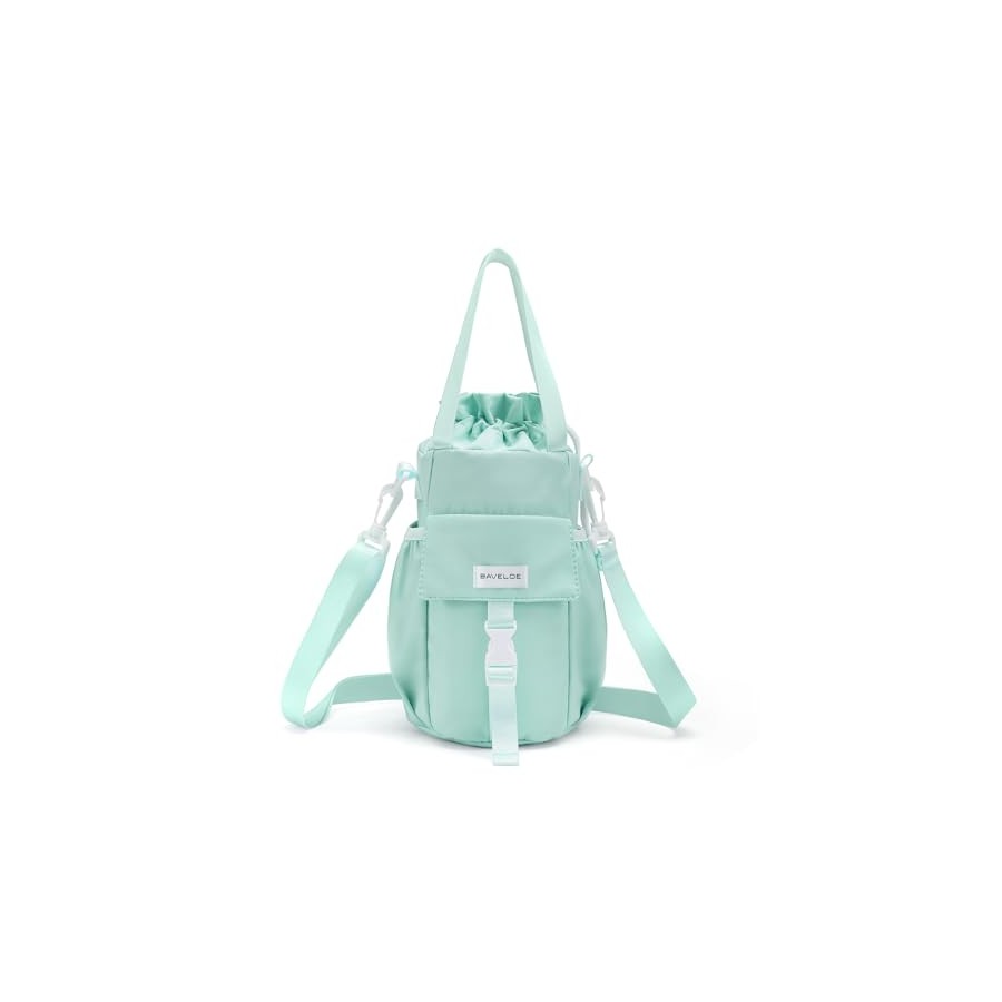 BAVELOE Water Bottle Carrier with Strap and Phone Pocket