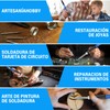 Kit de soldador de 21 piezas, soldador de estaño de
