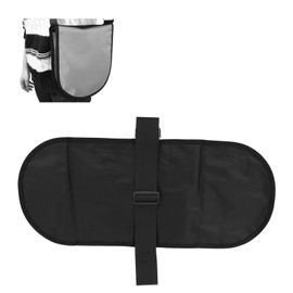 Discus Carrier Bag, Oxford Track and Field Discus Put Carry Bag with Adjust Strap, Athletes Discus Carrying Bag for 2, Sportground (Black)