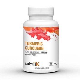 Curcumina de cúrcuma con pimienta negra 1500 mg 90 cápsulas naturales para articulaciones, corazón, inflamatorio e inmunidad, con 95% de curcuminoides