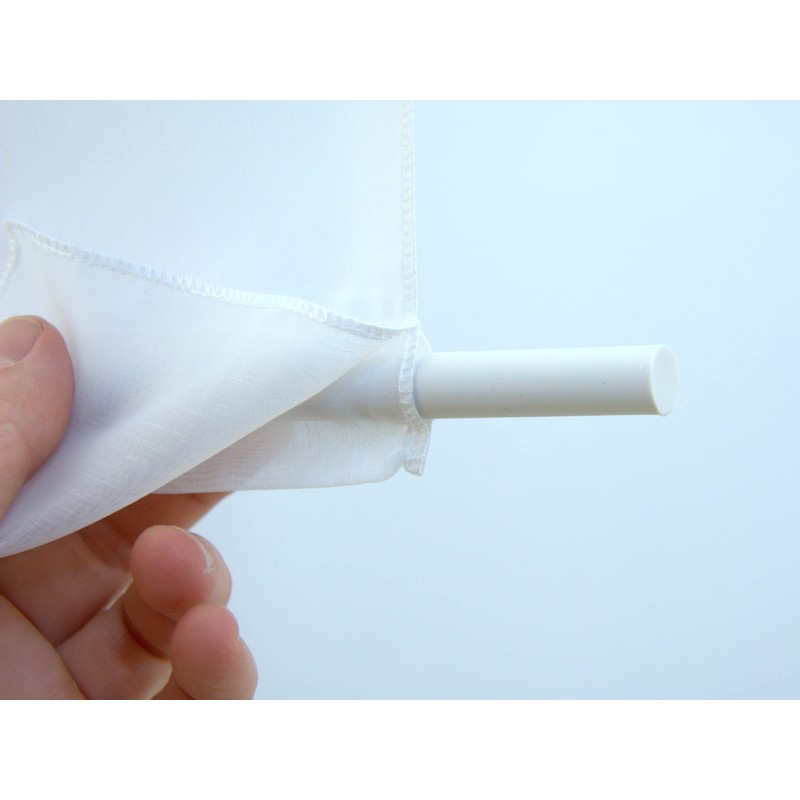 Design Mini Panel Curtain Set Embroidered Deer 4056-01 3 Pieces