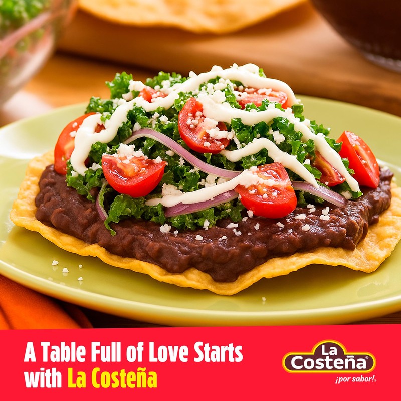 La Costeña Refried Black Beans - Ready-to-Eat Canned Refried Beans