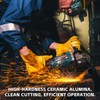 Cut Off Wheels 4-1/2", 100 Pack Angle Grinder Cutting Wheel,