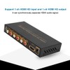 HDMI to HDMi Digital Audio Decoding Decoder Box Converter Adapter