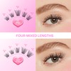 CALAILIS CALAILIS Cluster Lashes, 144Pcs D Curl Lash Clusters DIY