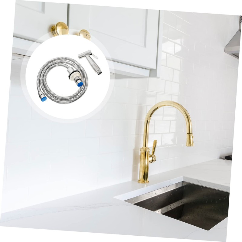 AngoilySink Side Sprayer, Stainless Steel Sink Spray Braces Kit, Sink