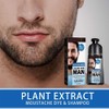 Men Mustache & Beard Dye for Grey Hair to Black,