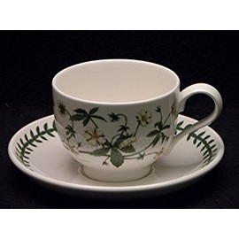 Portmeirion Botanic Garden Cup & Saucer Traditional Cinquefoil