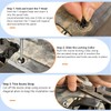 100pcs Universal Nylon Cable Buckles, Cable Buckle, Self-Locking Car Ties,