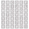 NAKLEO Alphabet Painting Stencils Set 42 Pieces, 10 cm Letters