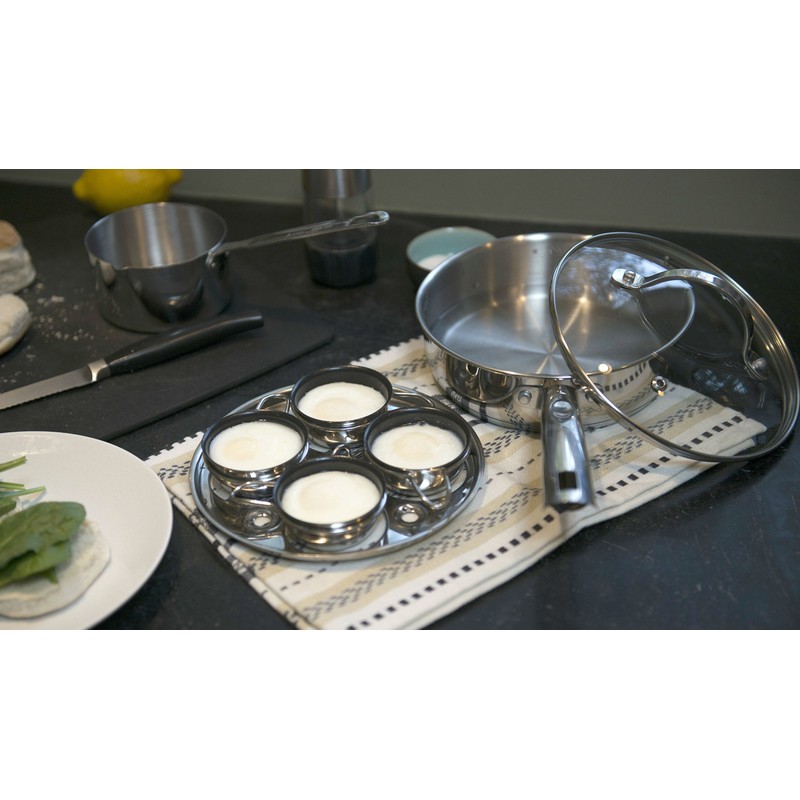 RSVP International Endurance® Egg Poacher Set for 4 Eggs |