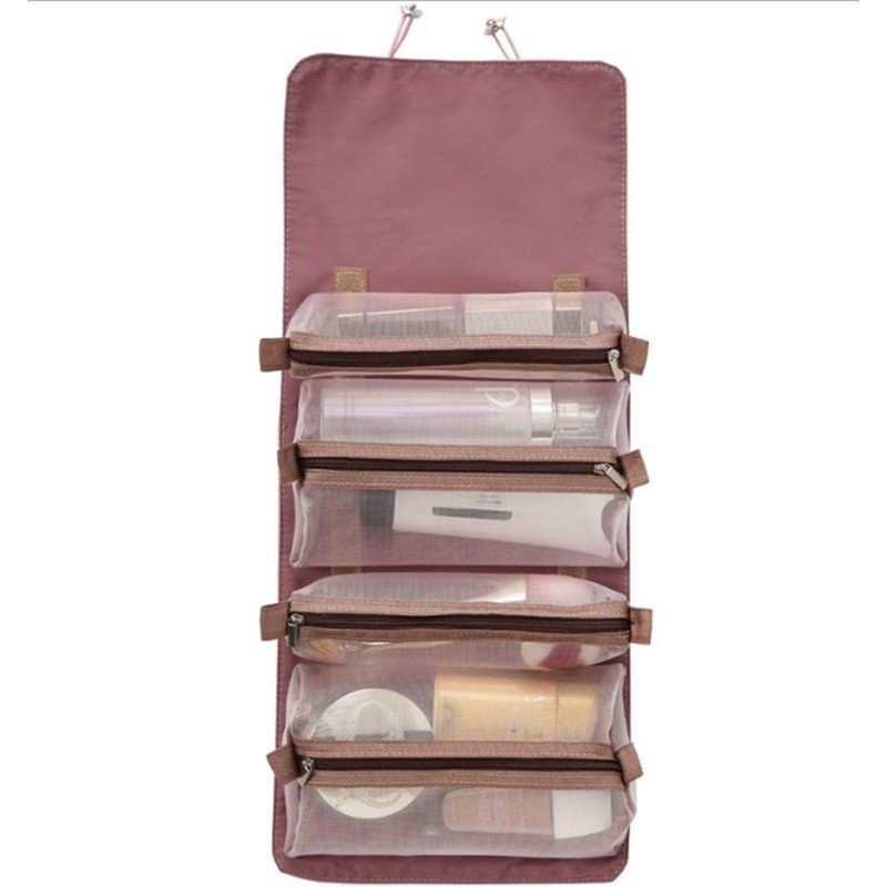 Msidd 4 in 1 Multi-functional Obi Cosmetic Pouch Makeup Pouch