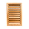 Miller Shingle Rectangle Clear Cedar Vent, Flush Mount - 12