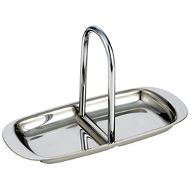 TMG Supplies Stainless Steel minikasuta-tore- (2 仕切) had