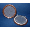 3" Round Open Screen Vent - tab Style - Brown - Pkg of 4