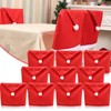 TATAFUN Christmas Chair Covers, Santa Hat Chair Covers, Christmas Dining