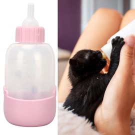 Pet Feeding Bottle Kits,Small Puppy Feeding Bottle Kits Kitten Nursing Bottle Can Squeeze Liquid Replacement Mini Nipples Kits for Kittens Puppies