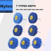 Mixiflor 7 Pack Abrasive Nylon Wheel Brush for Drill with