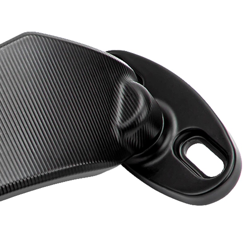 2pcs Motorcycle Wind Wing Mirror Multi Angle Adjustable Rotating Rear