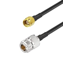 supmory N Female to RP-SMA Male RF Coax Cable RG58 Cable 3.3Ft