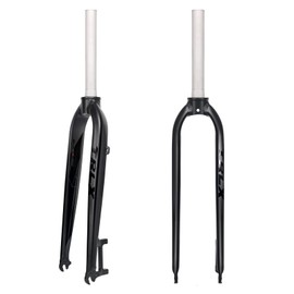 BUCKLOS 26/27.5/29 inch Mountain Bike Rigid Forks, 1-1/8" Threadless Straight MTB Rigid Front Fork Disc Brake, QR 9x100mm Super Light Aluminum Alloy Bicycle Fork for Mountain Bikes