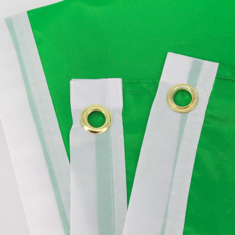3x5 Foot Solid Green Flag - Plain Green Flags