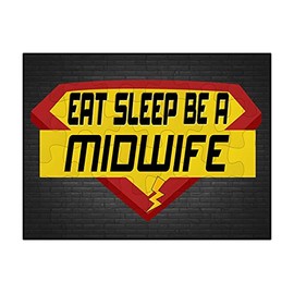 Makoroni -EAT Sleep BE A Midwife Career - Jigsaw Puzzle 30 pcs, DesG96