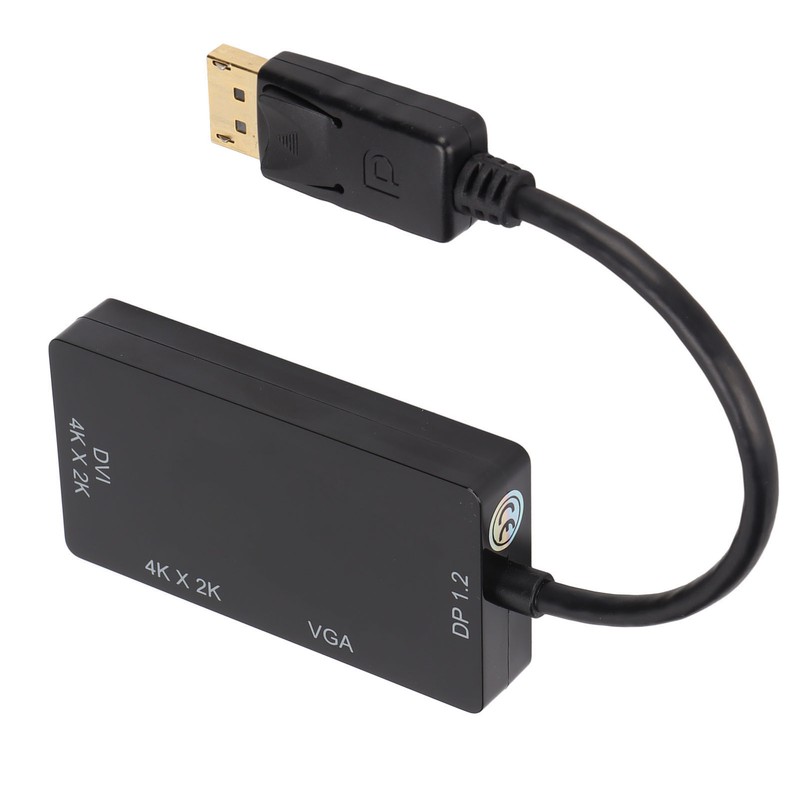 DisplayPort to VGA Video Adapter 3 in 1 Portable DP