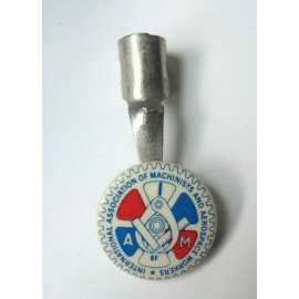 Vintage IAM red, white & blue Pencil Pen Pocket Clip
