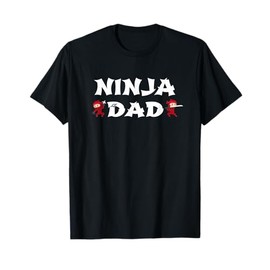 Ninja Dad Birthday Party Warrior T-Shirt