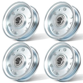 4 Pack 164090 Mower Idler Pulley Replacement for King Kutter – Fit for RFM Series 4'/5'/6' Belt Mowers – Durable, Smooth-Running Pulley
