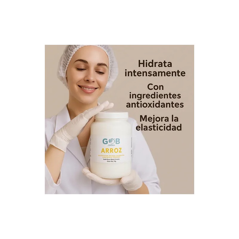 Crema Facial Y Corporal Arroz Ozonizada - Go3b - 1