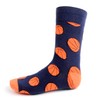 Men's Basketball Woven Crew Novelty Socks