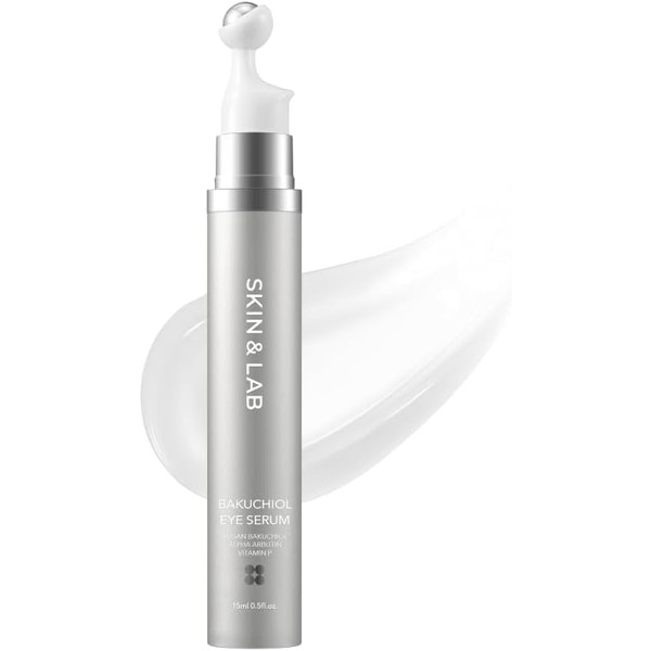 Skin & Lab Vegan Bakuchiol Eye Serum, 15ml, 0.2% Bakuchiol,