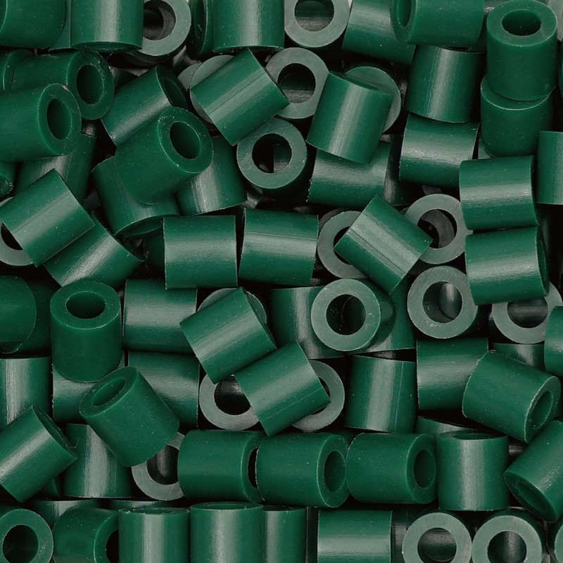 perler bead solid evergreen