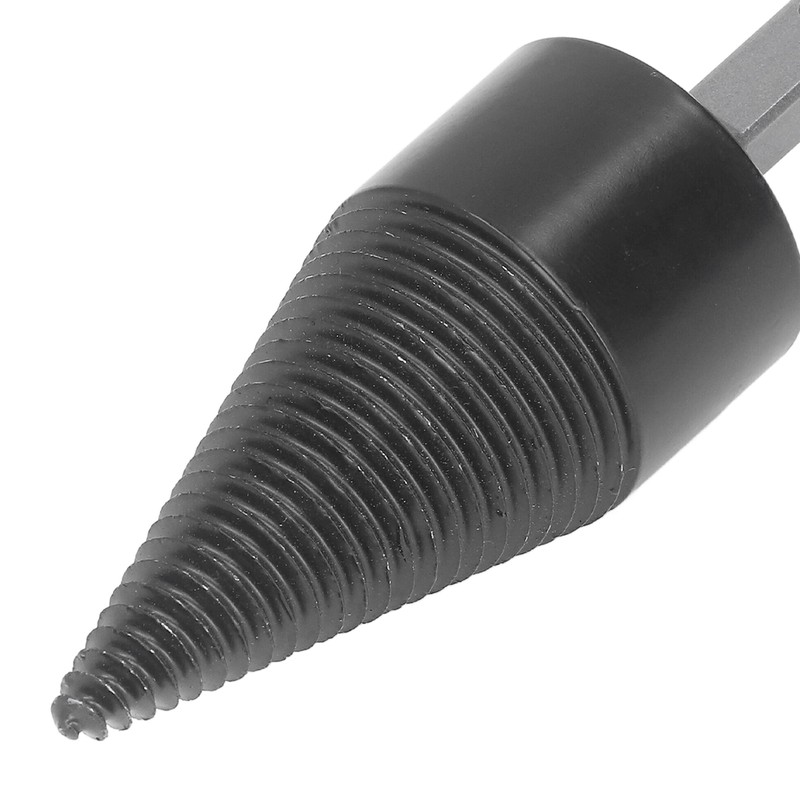 Firewood Bit Cone Wood Splitting Drill Carbon Steel Log Splitter