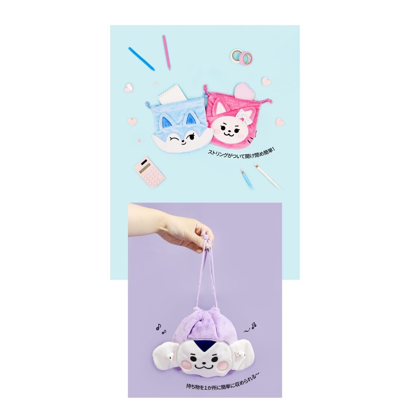 Solomon Shoji WDZY Face Pouch, FACE POUCH (TUK) WDZY-WFP-TK Multicolor