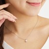 Sears p5412 Women's Necklace, Solitaire Cubic Zirconia, Cubic Zirconia