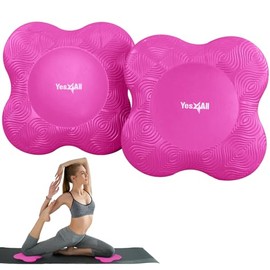 Yes4All Yes4All - Juego de 2 rodilleras para yoga, extra gruesas y antideslizantes, para ejercicio, entrenamiento, yoga, rodilleras gruesas para prote