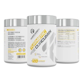 Forzagen Essentials Turmeric Curcumin 120 Caps | Cúrcuma Sabor Sin sabor