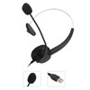 USB Headset with Microphone Noise Reduction Audio Control for Business