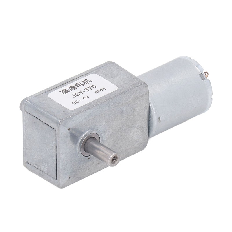Double Shaft DC Gear Motor 25kg.cm 12mm Self Locking Reversible