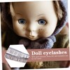 Baluue 60pcs Doll Eyelashes Multi False Lashes for Creative Doll