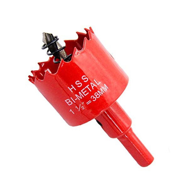 Bi-Metal Hole Saw Drill Bit HSS Hole Cutter with Arbor