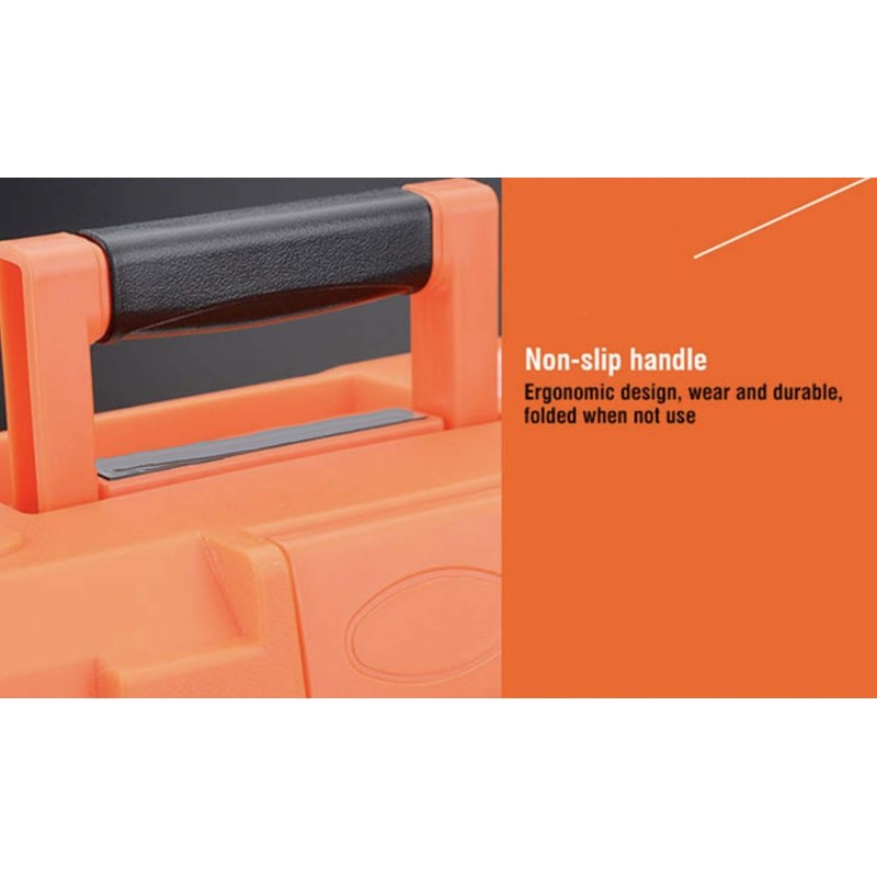 Edward Tools Heavy Duty Plastic Tool Box 14” - Small