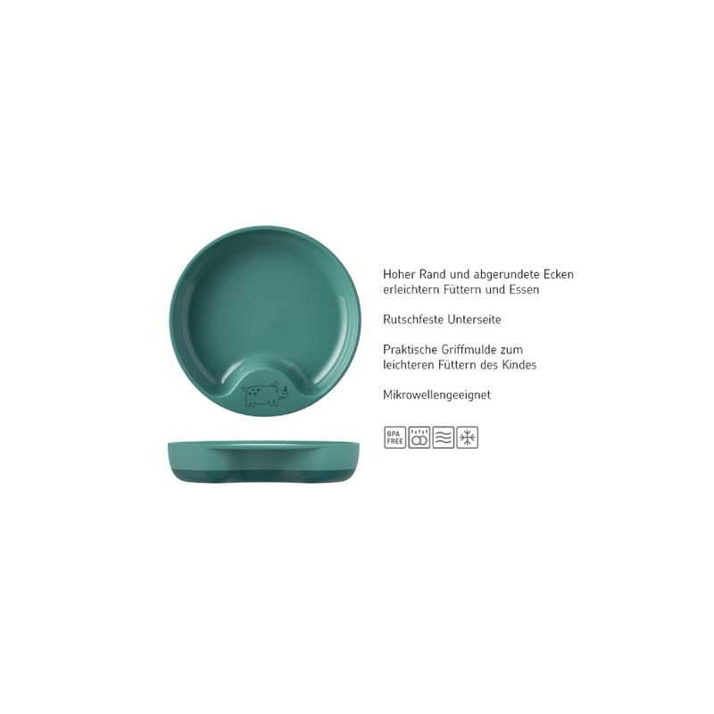 Mepal – Self-Feeding Plate Mepal Mio – Children Practice Plate