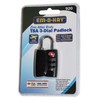 Em-D-Kay #920 TSA Accepted Padlock, 3-Dial Resettable Combination Luggage Lock