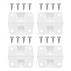 Tinoaly 4pcs Cooler Hinges Replacement, Plastic Hinges Latch Kit with